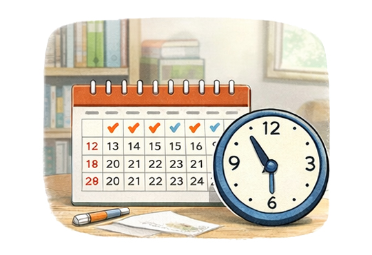 学習習慣を整えやすい